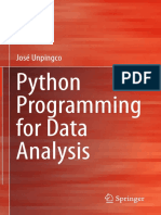 Python Programming For Data Analysis