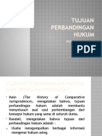 Tujuan Perbandingan Hukum