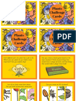 Plants Challenge Cards