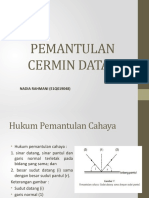 1 - Pemantulan Cermin Datar