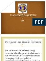 Manajemen Bank Umum