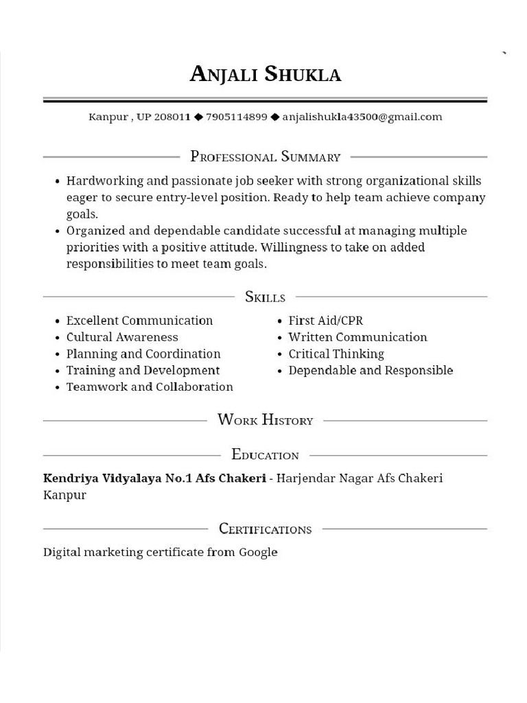 My Resume | PDF