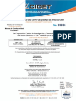 2018 Certificacion RETIE Varilla Cobrizada