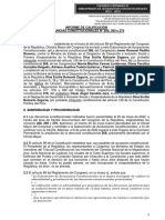Informe de calificación de denuncia constitucional contra Dina Boluarte - Subcomisión de Acusaciones Constitucionales del Congreso