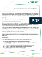 Lubrificante sintético para transmissões automáticas pesadas