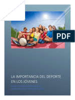 La Importancia Del Deporte en Los Jóvenes