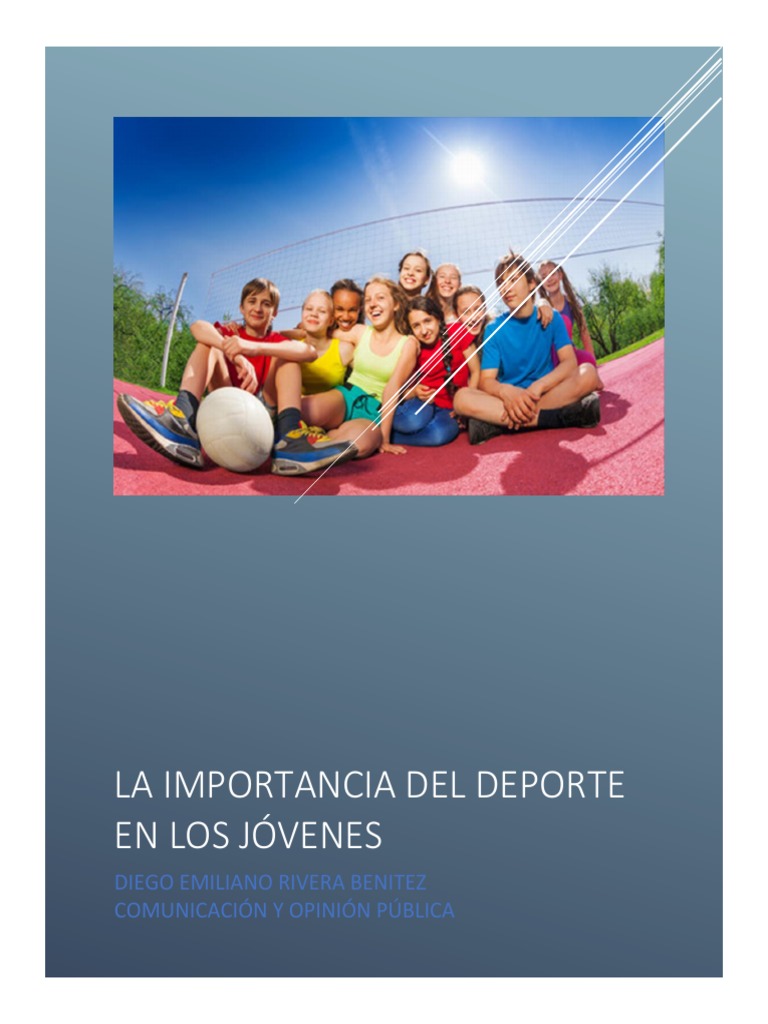 Importancia del Deporte en Jóvenes | PDF | Estilo de vida sedentario ...
