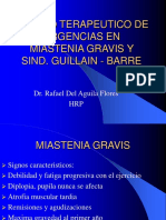 Miastenia Gravis y Sindrome e Guilliam Barre