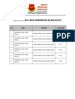 Senarai Buku Teks PENDIDIKAN ISLAM 2022