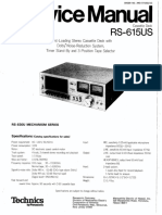 Technics Rs-615us Service En