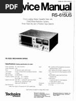 Technics Rs-615us Service En