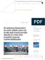 El Sistema Financiero Es Más Sólido, Pero en La Década Transcurrida Desde La Crisis Han Surgido Nuevas Vulnerabilidades - Blog Dialogoafondo