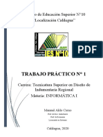 Trabajo Practico N°1 - Hardware y Software