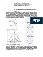 Relatório Trabalho Final - Torre Estaiada