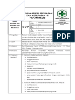 Sop Penilaian Kelengkapan Dan Ketepatan Isi Rekam Medis