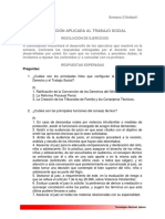 Legislación Aplicada Al Trabajo Social: Preguntas