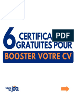 6 Cours de Certification Gratuits en Ligne