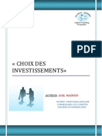 Evaluation Financiere de Projets