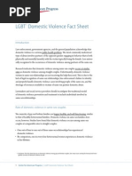 Download Domestic Violence in the LGBT Community by Center for American Progress SN57833573 doc pdf