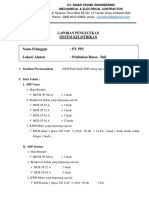 PT. PPI Laporan Pengechekan Listrik