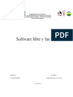 Software Libre y Las Tics