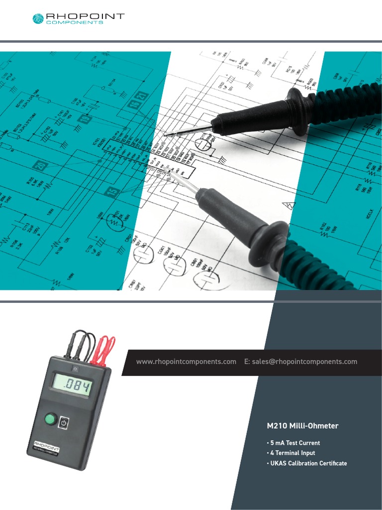 Rhopoint Instruments Milliohm Meter M210 001720917 PDF Electrical