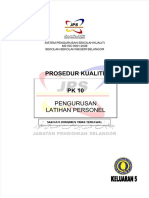 pk10 Prosedur Kerja Pengurusan Latihan Personelpdf