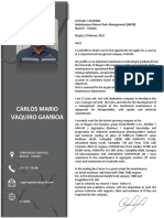 Carlos Mario Vaquiro Gamboa: Maintenance Planner Parts Management (30979)