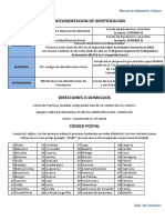Manual de identificación y documentación en España
