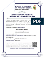 Cert. Ministerio de Trabajo