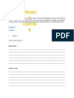PROJECT COSTING - Group Activity