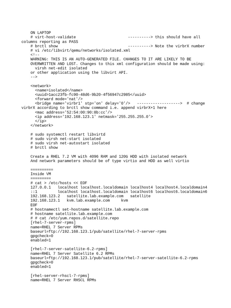 Laptop KVM Setup | PDF | Computing | Unix