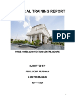 Aniruddha Pradhan Industrial Training Report