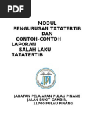 Surat Tunjuk Sebab Tidak Hadir Kursus