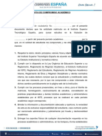 Carta de Compromiso Académico