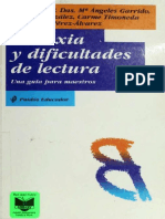 Dislexia y Dificultades de Lectura Una Guía para Maestros by Das, Jagannath Prasad, Aut