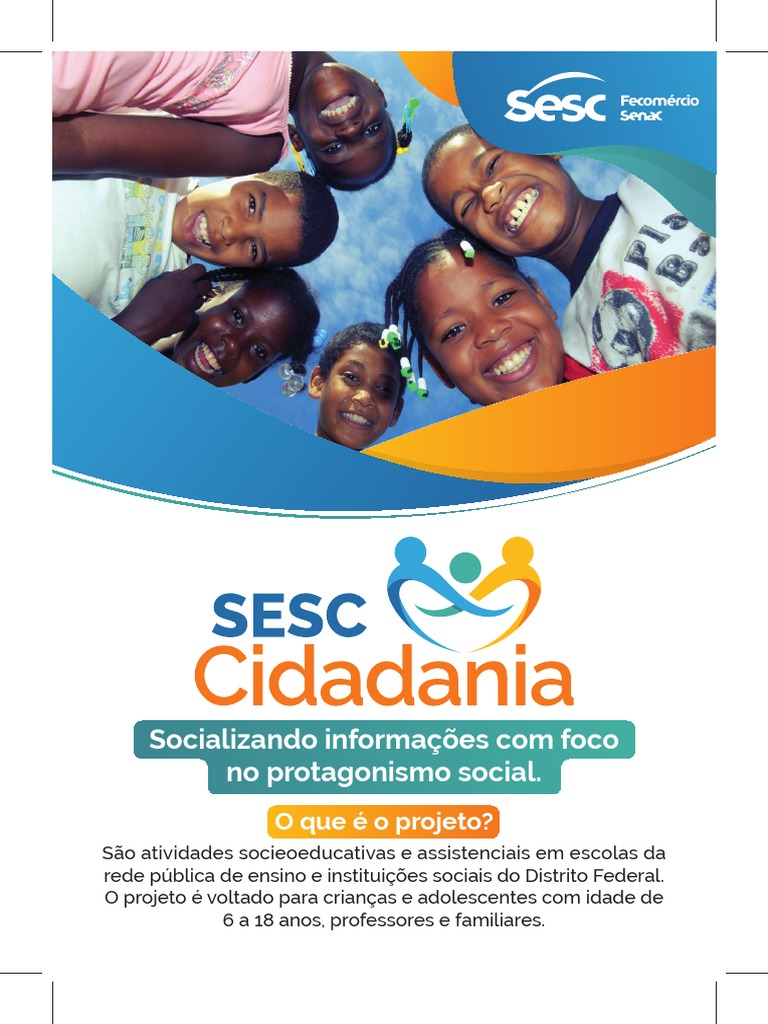 Sesc Cidadania - Panfleto | PDF