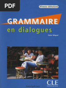 Grammaire en Dialogues Niveau Debutant