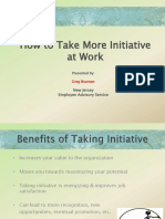 How To Take Initiative at Work