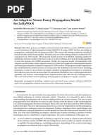 An Adaptive Neuro-Fuzzy Propagation Model For Lorawan