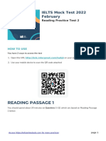 Reading Passage 1: IELTS Mock Test 2022 February