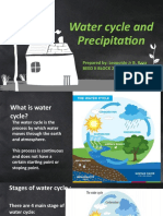 Water Cycle and Precipitation