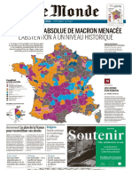 Journal LE MONDE Du Mardi 14 Juin 2022