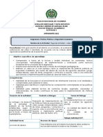 Guía Actividad #2 Politica Pública Seguridad Ciudadana