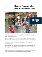 Dinas Perikanan Badung Tebar Ikan 2021