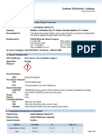 Sodium Molybdate Safety Data Sheet