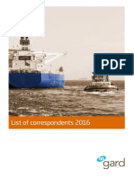 Gard List of Correspondents 2016