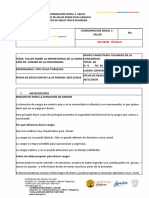 Informe Importancia de La Donacion de Sangre en La Comunidad