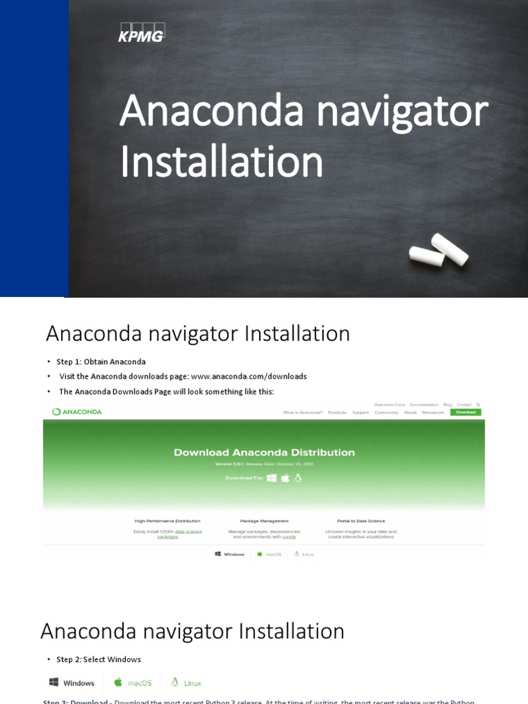 Anaconda Navigator Installation Guide | PDF