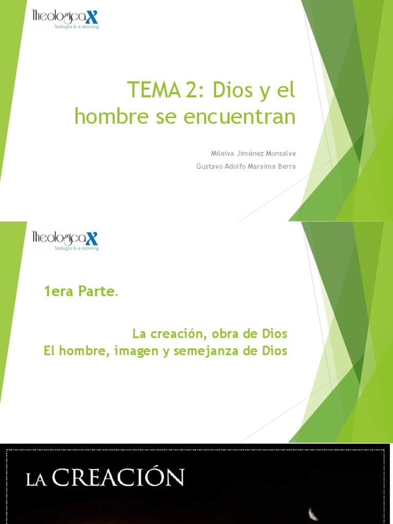 Creación del Hombre a Imagen de Dios | PDF | Metafísica | Creencia ...